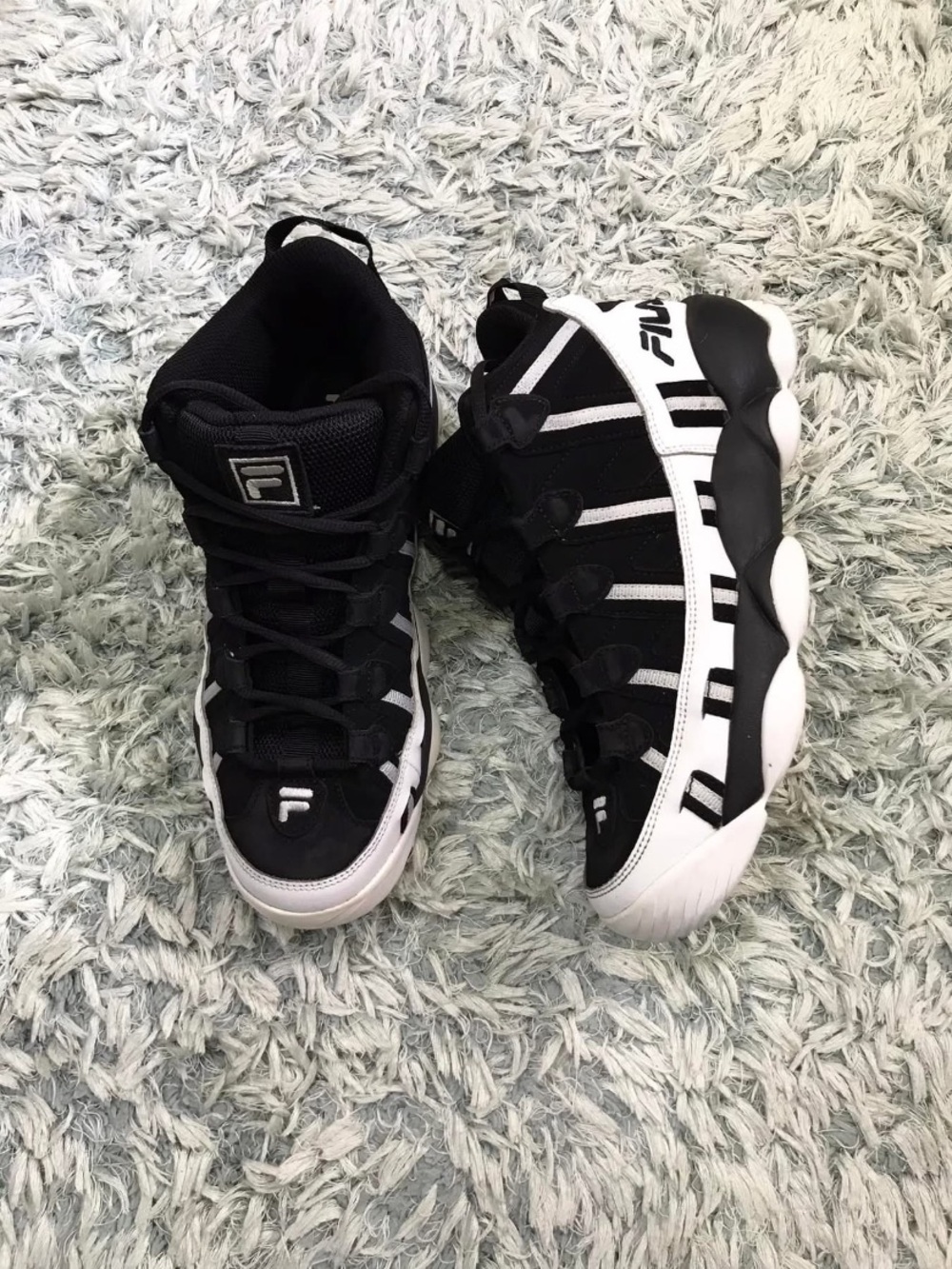 FILA Black and White Men's Athletic Sneakers